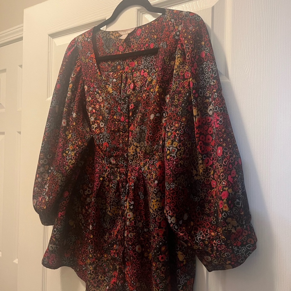 White Stag Floral Blouse size xl
